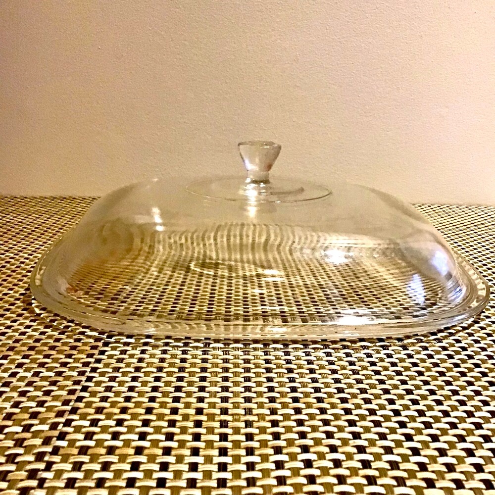 PYREX | Square Glass Lid P-12-C Dome